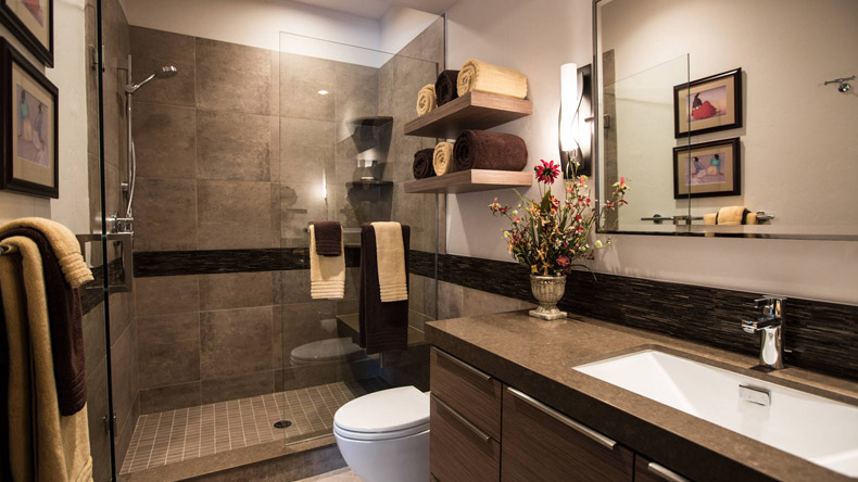 Dark Brown Bathroom cheapest Storage